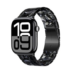 Watchband Hoco WA36 Elegant Series 44/45/46/49mm Πλαστικό Μπρασελέ για Apple Watch series 1/2/3/4/5/6/7/8/9/se/ultra1/ultra2 Μαύρο