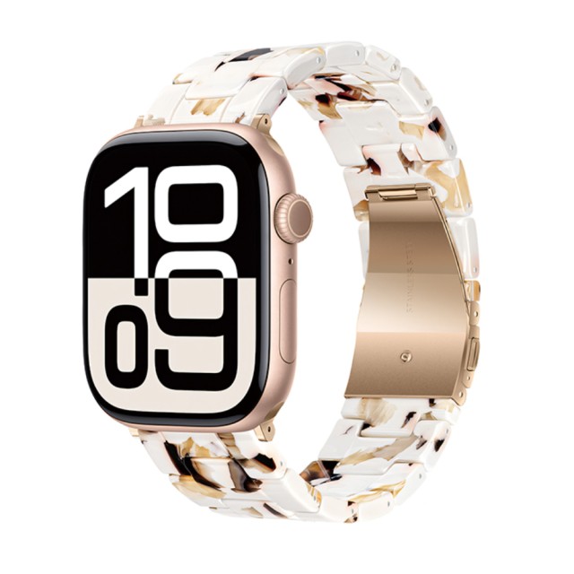 Watchband Hoco WA36 Elegant Series 44/45/46/49mm Πλαστικό Μπρασελέ για Apple Watch series 1/2/3/4/5/6/7/8/9/se/ultra1/ultra2 Nougat