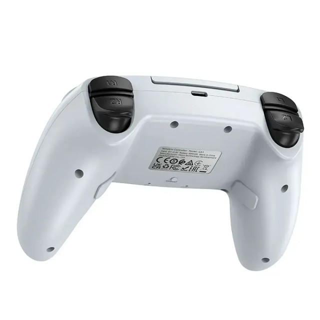 Gamepad Hoco GA1 Phoenix 800mAh BT v4.2 8h Χρήσης και Dual Motor Δόνηση και Ενσωματωμένη Θύρα Jack 3.5mm Συμβατό με PS4 PS5 και PC Λευκό