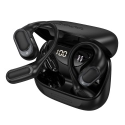 Wireless Hands Free Hoco EA11 Honey TWS v5.4 500mAh 8h Ώρες Λειτουργίας Μαύρα