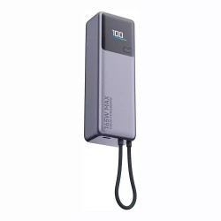 Xiaomi Power Bank 10000mAh BHR9361GL 165W Fast Charge με 1xUSB-C και Ενσωματωμενο Καλώδιο