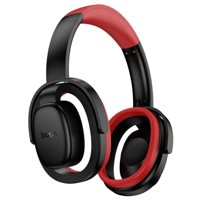 Wireless Ακουστικά Stereo Hoco W67 Rhyme Open Ear v5.4 300mAh 32hr Χρήσης με Μικρόφωνο Μαύρα Κόκκινα