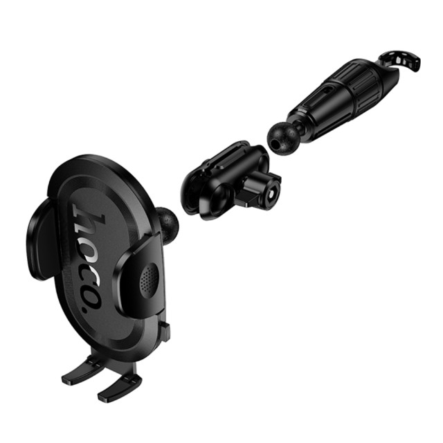 Βάση Στήριξης Αυτοκινήτου Hoco H88 Rally Ultra-thin με Στήριξη στο Κεντρικό Καθρέπτη για Συσκευές 4.5"-7"  Μαύρη