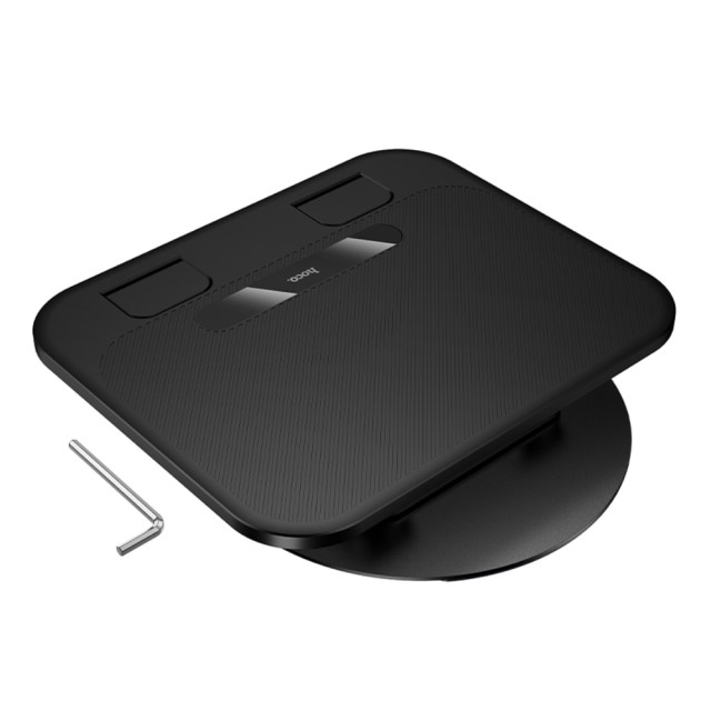 Βάση Στήριξης Επιτραπέζια Hoco HD14 Hope για Φορητές Συσκευές και Laptops με Πτυσσόμενη Λειτουργία Μαύρη