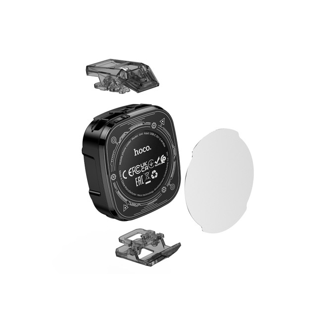 Cooler Κινητού Τηλεφώνου Hoco GA5 Triumph Μαύρο με Ισχυρό Μαγνήτη Ανεμιστήρα με 3-επίπεδα Έντασης και Φωτισμό