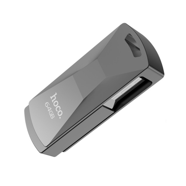 Flash Drive Hoco UD5 Wisdom 64GB USB 3.0 Metal High-speed Μαύρο