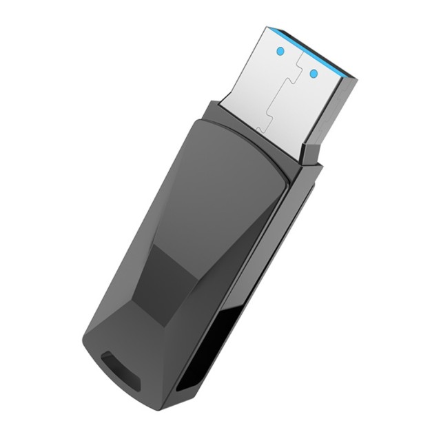 Flash Drive Hoco UD5 Wisdom 64GB USB 3.0 Metal High-speed Μαύρο