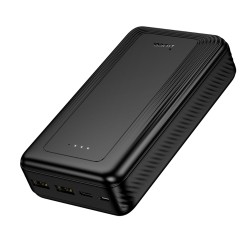 Power Bank Hoco J165A 20000mAh 2xUSB-A 1xUSB-C 1xMicro USB 5V/2A και LED Ένδειξη Μπαταρίας Μαύρο