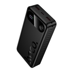 Power Bank Hoco J154A Victorious 20000mAh 1xUSB-C PD20W 2xUSB-A 22.5W και LED Ένδειξη Μπαταρίας Μαύρο