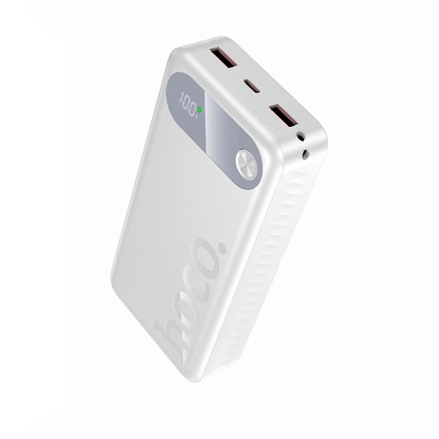 Power Bank Hoco J154A Victorious 20000mAh 1xUSB-C PD20W 2xUSB-A 22.5W και LED Ένδειξη Μπαταρίας Λευκό