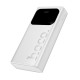 Power Bank Hoco J144A 30000mAh 1xUSB-C 1xMicro USB 2xUSB-A 5V/2A και LED Ένδειξη Μπαταρίας Λευκό