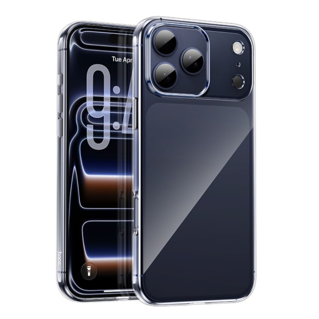 Θήκη Hoco TPU Light Series για Apple iPhone 17 Pro Διάφανη
