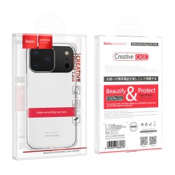 Θήκη Hoco TPU Light Series για Apple iPhone 17 Pro Max Διάφανη