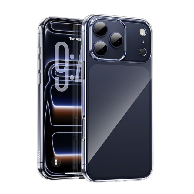 Θήκη Hoco TPU Light Series για Apple iPhone 17 Pro Max Διάφανη