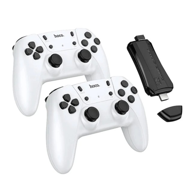 Gamepad Set Hoco GA31 2.4G Ασύρματη Τεχνολογία Συμβατά με PC και HDMI Gamestick με 20.000 Προ-εγκατεστημένα Παιχνίδια Gamepad Set Hoco GA31 2.4G Ασύρματη Τεχνολογία Συμβατά με PC και HDMI Gamestick με 20.000 Προ-εγκατεστημένα Παιχνίδια