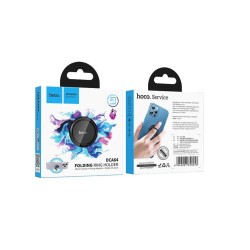 Βάση Στήριξης Δαχτυλίδι Μεταλλική Hoco DCA64 για Κινητά Τηλέφωνα με 360° Περιστροφή Μαύρη