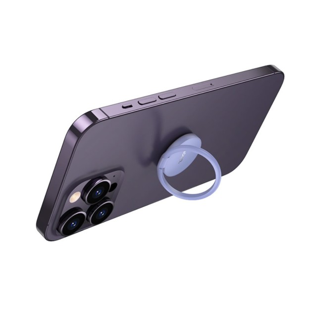 Βάση Στήριξης Δαχτυλίδι Μεταλλική Hoco DCA64 για Κινητά Τηλέφωνα με 360° Περιστροφή Μαύρη