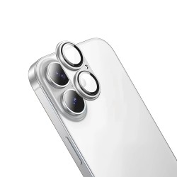 Προστασία Κάμερας Hoco Full Guard V16 Alluminum Alloy για Apple iPhone 17 Ασημί