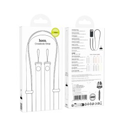 Universal Λουράκι Λαιμού Hoco GH11 για Θήκη Κινητού με Πυκνή Πλέξη και Μεταλλικες Λεπτομέρειες Κίτρινο