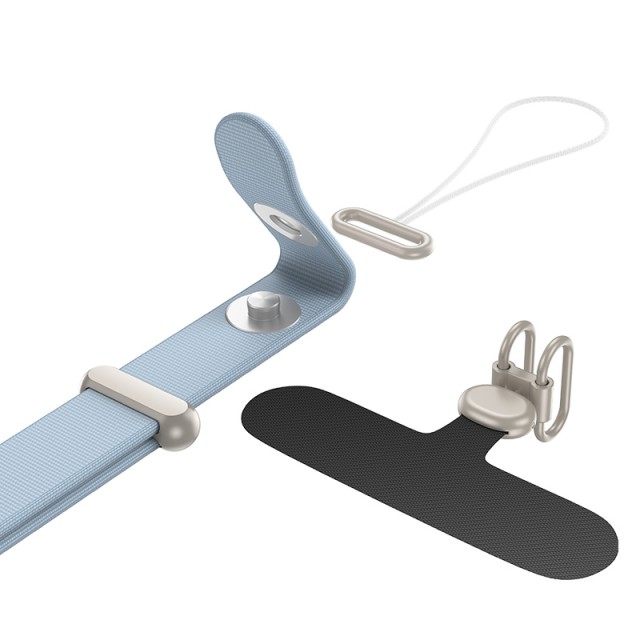 Universal Λουράκι Λαιμού Hoco GH11 για Θήκη Κινητού με Πυκνή Πλέξη και Μεταλλικες Λεπτομέρειες Γαλάζιο