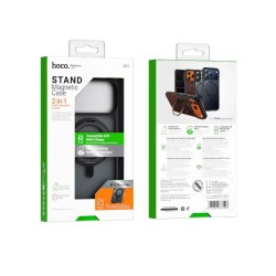 Θήκη Hoco Premium Rotating Magsafe για Apple iPhone 17 Pro Max με Ενσωματωμένο Stand Μαύρη