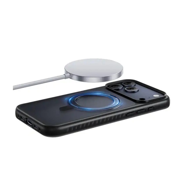 Θήκη Hoco Premium Rotating Magsafe για Apple iPhone 17 Pro Max με Ενσωματωμένο Stand Μαύρη