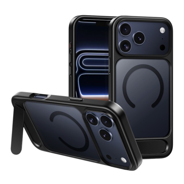 Θήκη Hoco Premium Vip Magsafe για Apple iPhone 17 Pro με Ενσωματωμένο Stand Μαύρη