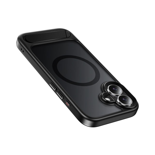 Θήκη Hoco Premium Vip Magsafe για Apple iPhone 17 με Ενσωματωμένο Stand Μαύρη