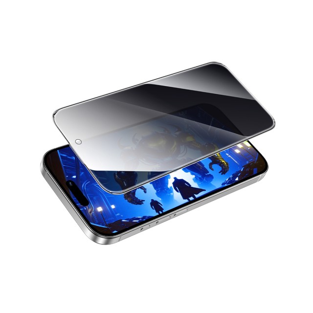 Tempered Glass Hoco Bear Shield A888 HD 4H 0.4mm Large Arc 28 Μοίρες Privacy Protection για Apple iPhone 17 16 Pro