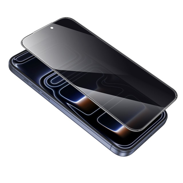 Tempered Glass Hoco Bear Shield A888 HD 4H 0.4mm Large Arc 28 Μοίρες Privacy Protection για Apple iPhone 17 Pro