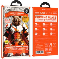 Tempered Glass Hoco Bear Shield A888 Pro Corning Glass Anti Fingerprint για Apple iPhone 17 16 Pro