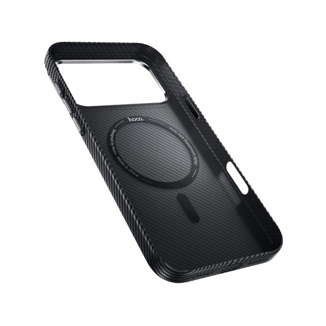 Θήκη Hoco Carbon Fiber Magsafe για Apple iPhone 17 Pro Μαύρη