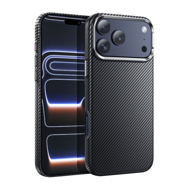 Θήκη Hoco Carbon Fiber Magsafe για Apple iPhone 17 Pro Μαύρη