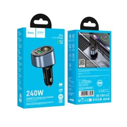 Φορτιστής Αυτοκινήτου Hoco Z56 Friend Dual USB Fast Charge PD35W+QC3.0  με Υποδοχή Αναπτήρα Μαύρος