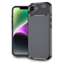 Θήκη Ancus AutoFocus Carbon Fiber για Apple iPhone 16e Μαύρη