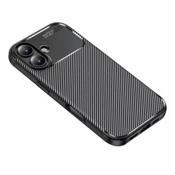 Θήκη Ancus AutoFocus Carbon Fiber για Apple iPhone 17 Μαύρη