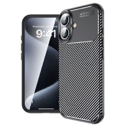 Θήκη Ancus AutoFocus Carbon Fiber για Apple iPhone 17 Μαύρη