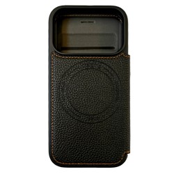 Θήκη Folio TPU Ancus Magnetic Ring για Apple iPhone 17 Pro 5G Μαύρη