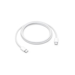 Καλώδιο σύνδεσης Apple USB-C σε USB-C 60W MQKJ3ZM/A Braided Λευκό 1m