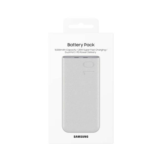 Power Bank Samsung EB-P3400XUEGEU 10000mAh 25W με 2xUSB-C  Beige