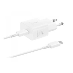 Φορτιστής Ταξιδίου Samsung Super Fast Charging T4511XWEGEU 45W USB-C και Καλώδιο USB-C σε USB-C Μαύρο 1.8m