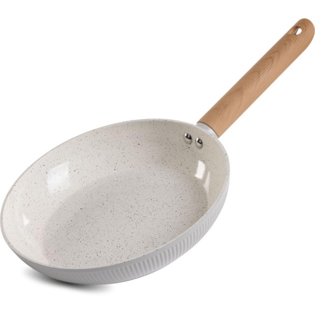 Τηγάνι Κεραμικό Αντικολλητικό 24cm CERAMIC Lamart LT1315 Λευκό