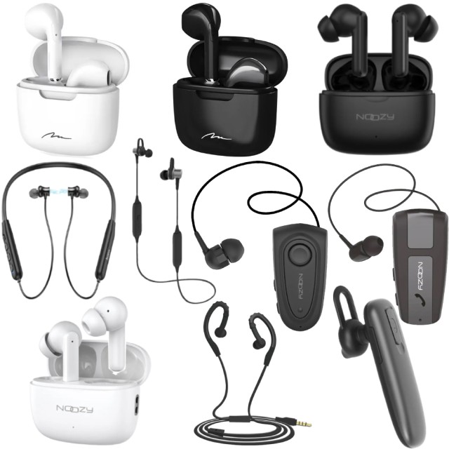 Σετ Bluetooth Hands Free Noozy BH40 BH41 BH55 BH67 BH68 BH80 Media-Tech MT3608K Hoco ES64 10τεμ.