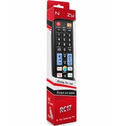 Τηλεχειριστήριο Noozy RC17 για Τηλεοράσεις Samsung, LG Άμεσης Αντικατάστασης χωρίς Προγραμματισμό με Φωτιζόμενο Πληκτρολόγιο