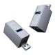 Hub Hoco HB54 3-in-1 USB σε 2xUSB2.0 και 1xUSB3.0 Ταχύτητα εως 5Gbps Metal Grey