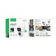 Wi-Fi Κάμερα Ασφαλείας Hoco D9 Outdoor PTZ Full HD Dual Camera με IR-CUT για Καταγραφή με ή Χωρίς Φωτισμό TF Κάρτα εως 128Gb