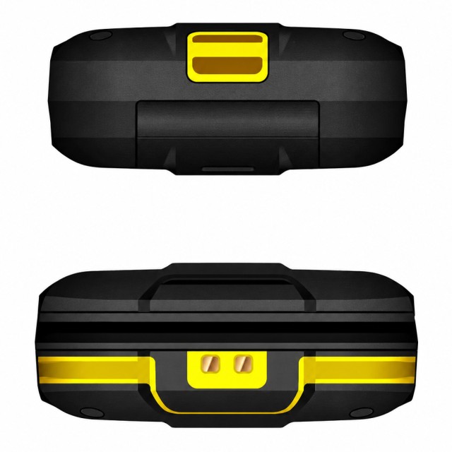 Noozy Hero 4G Dual Sim με Διπλή Οθόνη 2.4"+1.44" Bluetooth Φακό 1200mAh Μπαταρία IP68 Μαύρο-Κίτρινο με Ελληνικό Πληκτρολόγιο Noozy Hero 4G Dual Sim με Διπλή Οθόνη 2.4"+1.44" Bluetooth Φακό 1200mAh Μπαταρία IP68 Μαύρο-Κίτρινο με Ελληνικό Πληκτρολόγιο