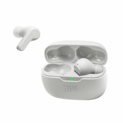 Wireless Hands Free JBL Wave Beam Buds με TalkThru έως 32 Ώρες Λειτουργίας IP54 και Θήκη Φόρτισης Λευκά
