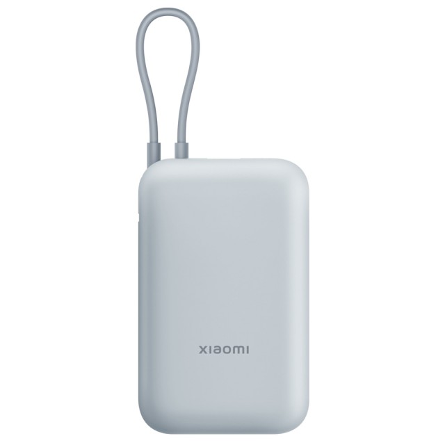 Xiaomi Power Bank 10000mAh BHR9073GL 22.5W με 1xUSB-A 1xUSB-C και Ενσωματωμενο Καλώδιο Blue