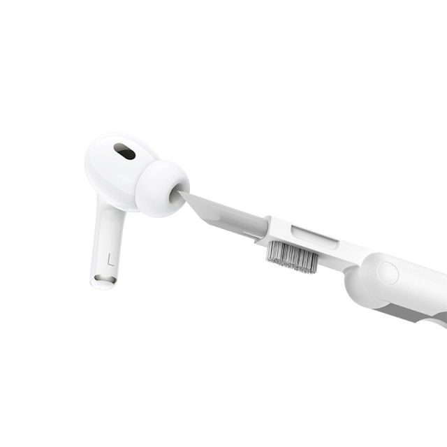 Στυλό Καθαρισμού Ηλεκτρονικών Συσκευών 3 σε 1 Hoco UT1 με Αναδιπλούμενη Βούρτσα Μεταλλική Άκρη και Σφουγγαράκι